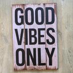 Canvas 30x45 cm - Good Vibes Only, Minder dan 50 cm, Oorspronkelijke maker, Nieuw, Print