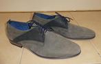 NIEUW Faber veterschoenen maat 45 suède heren grijs blauw, Verzenden, Faber, Nieuw, Veterschoenen