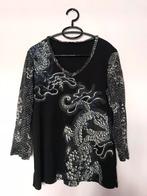 Gerry Weber Edition 44 top oosterse print, Kleding | Dames, Tops, Zwart, Maat 42/44 (L), Ophalen of Verzenden, Zo goed als nieuw