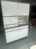Vintage Buffetkast / Keukenkast, Kunststof, Gebruikt, 100 tot 150 cm, 200 cm of meer