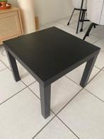 Zwart bijzettafeltje – simpel en stevig, Minder dan 55 cm, Gebruikt, Rond, Ophalen