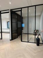 Eenmalige prijsverlaging - 5 stuks zwart stalen deurkozijnen, Deurkozijn, Zo goed als nieuw, Metaal, Inclusief glas