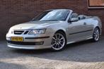 Saab 9-3 Cabrio 2.8 V6 T Aero '05 Leder Clima Cruise ZO MEE, Auto's, Gebruikt, Beige, 1675 kg, Cabriolet