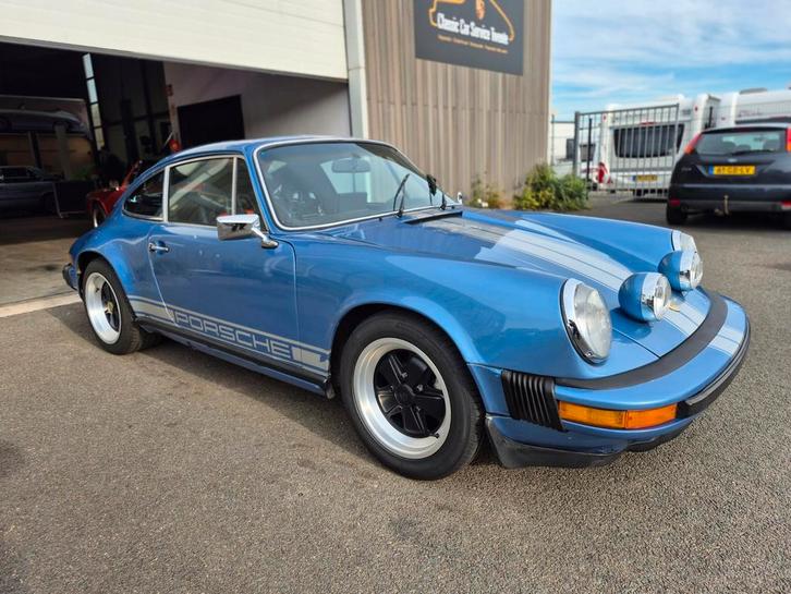 Porsche 911 Coupe Rally-auto bj. 10-"73, Auto's, Porsche, Bedrijf, Benzine, Coupé, Geïmporteerd, Blauw, Ophalen