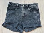 Zwarte stonewashed shorts maat 36, Gedragen, C&A, Ophalen of Verzenden, W27 (confectie 34) of kleiner