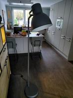 Staande lamp, antraciet Hektar Ikea, Huis en Inrichting, Lampen | Vloerlampen, Ophalen, Zo goed als nieuw, Metaal, 150 tot 200 cm