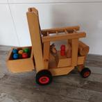 Houten Fagus Speelgoed Heftruck met Ballen, Ophalen of Verzenden, Gebruikt, Rij- of Hobbelspeelgoed