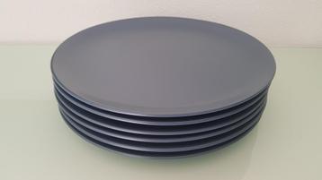 6 st PIZZABORDEN 'dinera' donker grijs beschikbaar voor biedingen
