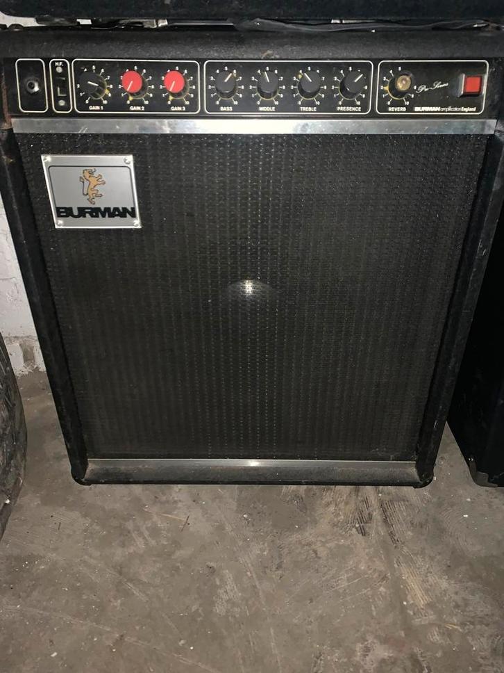 Burman 501 Vintage amp U.K. Made 70’s, Muziek en Instrumenten, Versterkers | Bas en Gitaar
