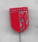 VOORBURG WAPEN LOGO SPELD, Ophalen of Verzenden, Gebruikt, Stad of Land, Speldje of Pin
