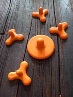 set oranje magneten, memo magneetbord, vintage design ikea, Huis en Inrichting, Woonaccessoires | Memoborden, Verzenden