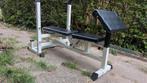 Halterbank/ fitness bank, Sport en Fitness, Fitnessmaterialen, Ophalen, Zo goed als nieuw, Benen, Fitnessbank