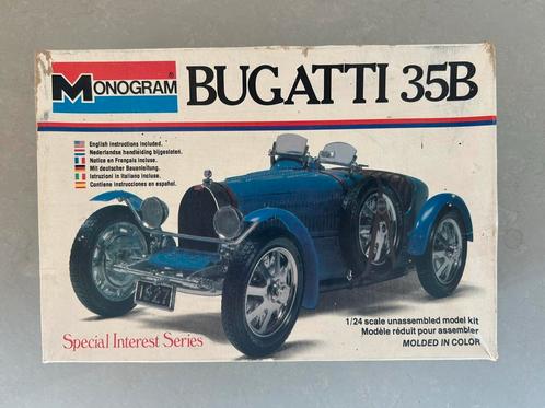 Monogram Bugatti 35B, 1:24, modelbouw auto, Hobby en Vrije tijd, Modelbouw | Auto's en Voertuigen, Gebruikt, Auto, Groter dan 1:32
