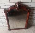 Antieke Engelse spiegel, Ophalen, Rechthoekig, Minder dan 50 cm