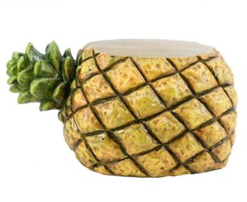 Bijzettafeltje kruk beeld ornament ananas of banaan beschikbaar voor biedingen