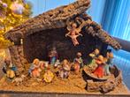 Prachtige kerstal jaren 50/60, Antiek en Kunst, Antiek | Religie, Ophalen of Verzenden