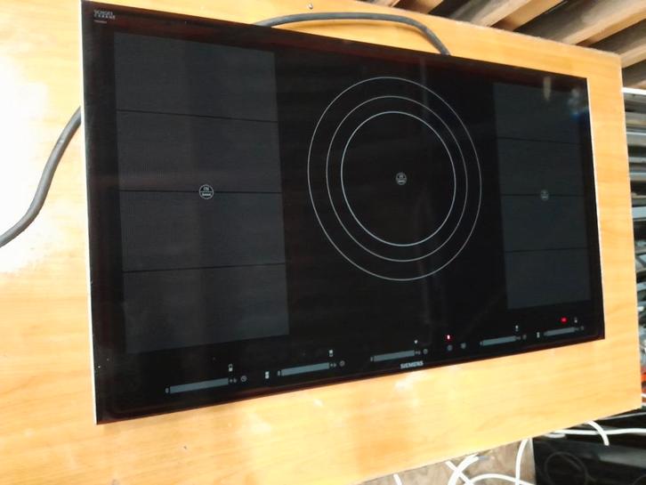 NETTE 90CM SIEMENS EH975SZ11E FLEXZONE INDUCTIE TE KOOP, Witgoed en Apparatuur, Kookplaten, Gebruikt, Inbouw, Inductie, 5 kookzones of meer