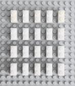 LEGO Parts White Brick 1 x 2 nr. 3004, Kinderen en Baby's, Speelgoed | Duplo en Lego, Ophalen of Verzenden, Gebruikt, Losse stenen