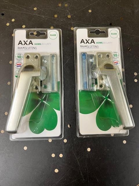 Axa Raamsluiting 3308 F2  drukknop en nok NIEUW ( Li of Re ), Ophalen of Verzenden, Nieuw