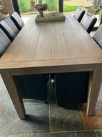 Eetkamer tafel +6 stoelen, Huis en Inrichting, Tafels | Eettafels, Ophalen, 200 cm of meer, 50 tot 100 cm, Zo goed als nieuw