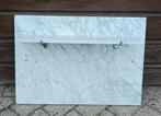 Marmeren planchet met achterplaat, Huis en Inrichting, Badkamer | Badkamermeubels, Minder dan 25 cm, Minder dan 100 cm, Overige typen