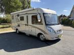 Hymer B578 1e eigenaar lengtebedden, Caravans en Kamperen, Campers, Integraal, Luifel, Afzuigkap, Bedrijf