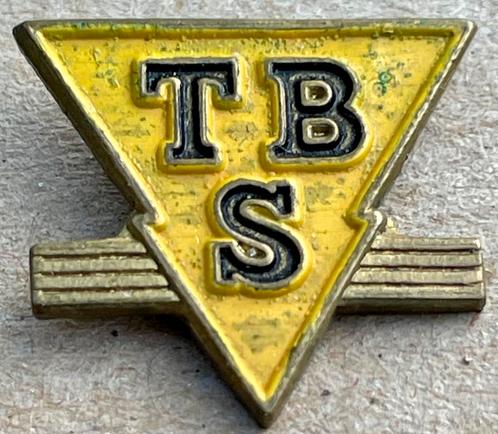 Speld met het logo van TBS Soest, Verzamelen, Speldjes, Pins en Buttons, Zo goed als nieuw, Ophalen of Verzenden