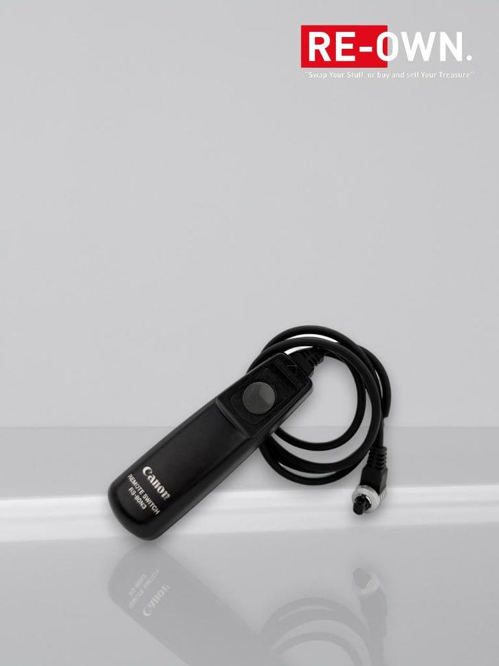 Canon remote switch RS-80N3 afstandsbediening bedraad., Audio, Tv en Foto, Fotografie | Fotostudio en Toebehoren, Zo goed als nieuw