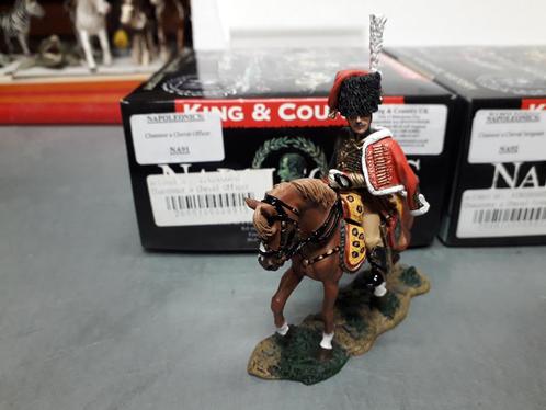 6 TINNEN CHASSEUR SOLDATEN sets uit NAPOLEON WAR van K&C, Verzamelen, Militaria | Algemeen, Miniatuur of Beeldje, Ophalen of Verzenden