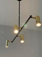 Gouden hanglamp van Made met 4 lichtbronnen, Huis en Inrichting, Lampen | Hanglampen, Ophalen, Zo goed als nieuw, Metaal, Minder dan 50 cm