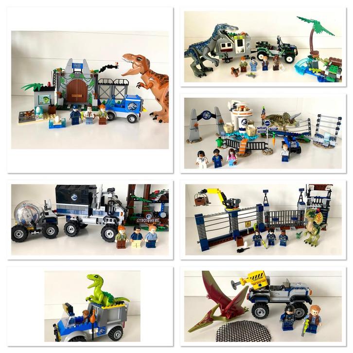 Grote collectie Lego Jurassic World Sets - Complete Sets, Kinderen en Baby's, Speelgoed | Duplo en Lego, Zo goed als nieuw, Lego