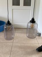 Set van 2 JUNO Hanglampen, Ophalen, Zo goed als nieuw, Glas, Minder dan 50 cm