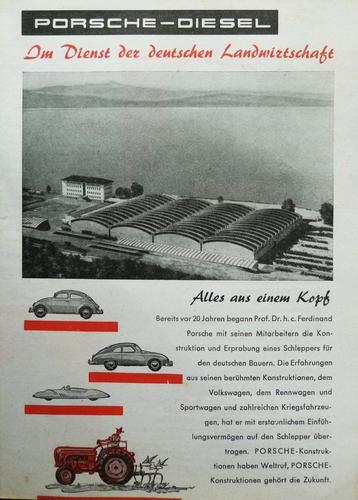 Folder PORSCHE- DIESEL 03/1958 (Tractorfolder) beschikbaar voor biedingen