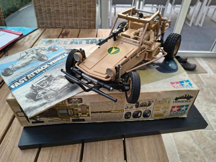 tamiya vintage Fast attack vehicle 58046, Hobby en Vrije tijd, Modelbouw | Radiografisch | Auto's, Zo goed als nieuw, Auto onroad
