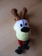 Garfield Odie hondenspeelgoed  pluche kop met touwen  18cm, Ophalen of Verzenden, Zo goed als nieuw