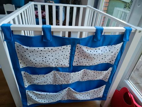 Boxzak blauw wit zwart, stevig, Kinderen en Baby's, Boxen, Zo goed als nieuw, Rechthoekig, Ophalen of Verzenden
