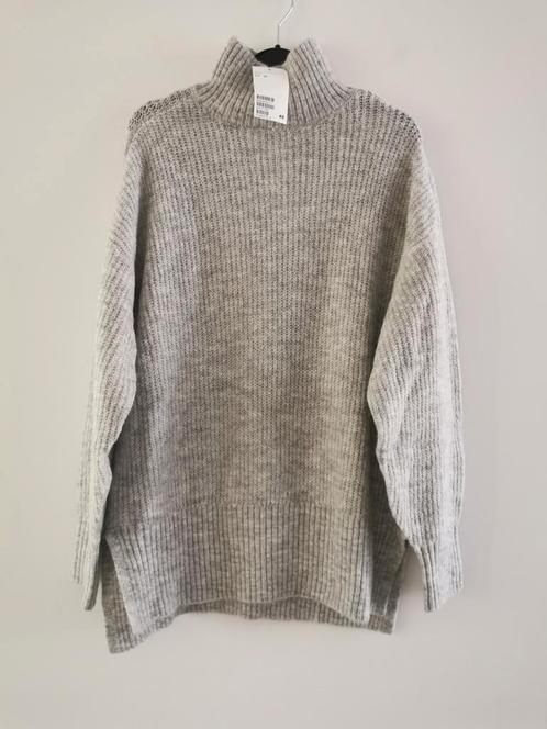 H&M wolmix trui mt. S/M, Kleding | Dames, Truien en Vesten, Nieuw, Maat 36 (S), Grijs, Verzenden