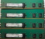 32GB RAM (4x 8GB) DDR4 PC4-2400T ECC geheugen, Computers en Software, RAM geheugen, Ophalen of Verzenden, 32 GB, Zo goed als nieuw