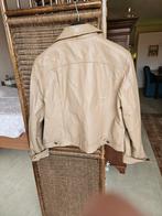 Leren jasje - Beige - Zeer goede staat, Ophalen of Verzenden, Zo goed als nieuw, Beige