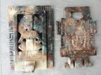 Inca/Maya ornament voor aan de muur, 2-delig, Ophalen of Verzenden, Zo goed als nieuw