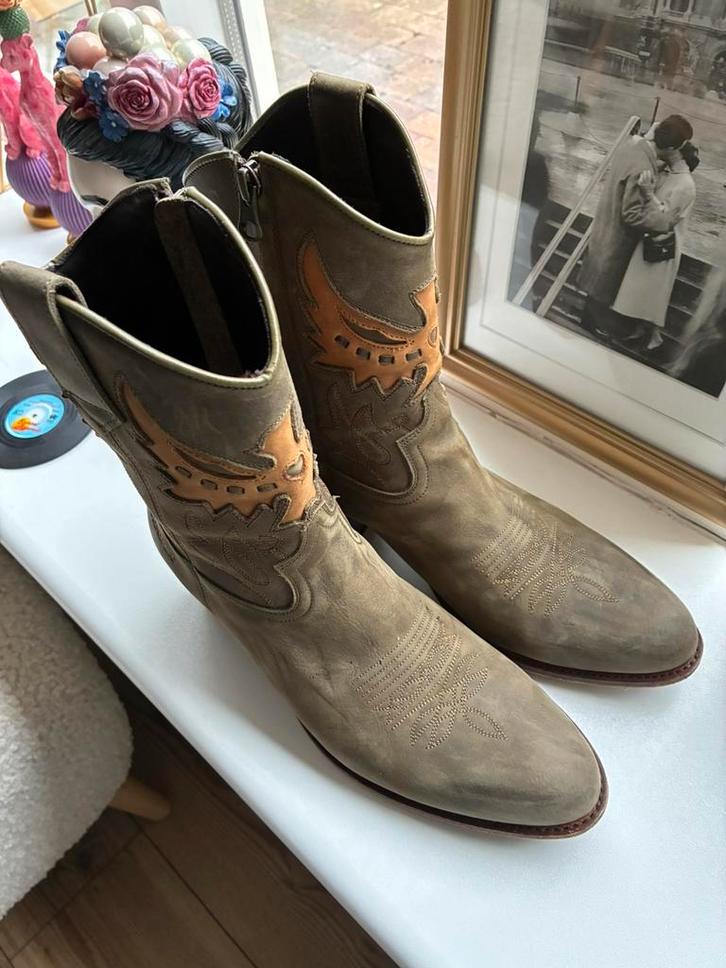 Sendra cowboy enkellaars, nieuw, maat 41, Kleding | Dames, Schoenen, Nieuw, Lage of Enkellaarzen, Groen, Ophalen of Verzenden