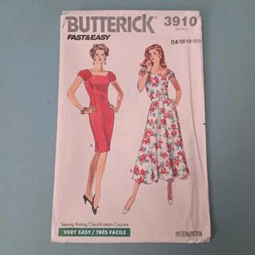 Naaipatroon jurk Butterick Fast & Easy 3910