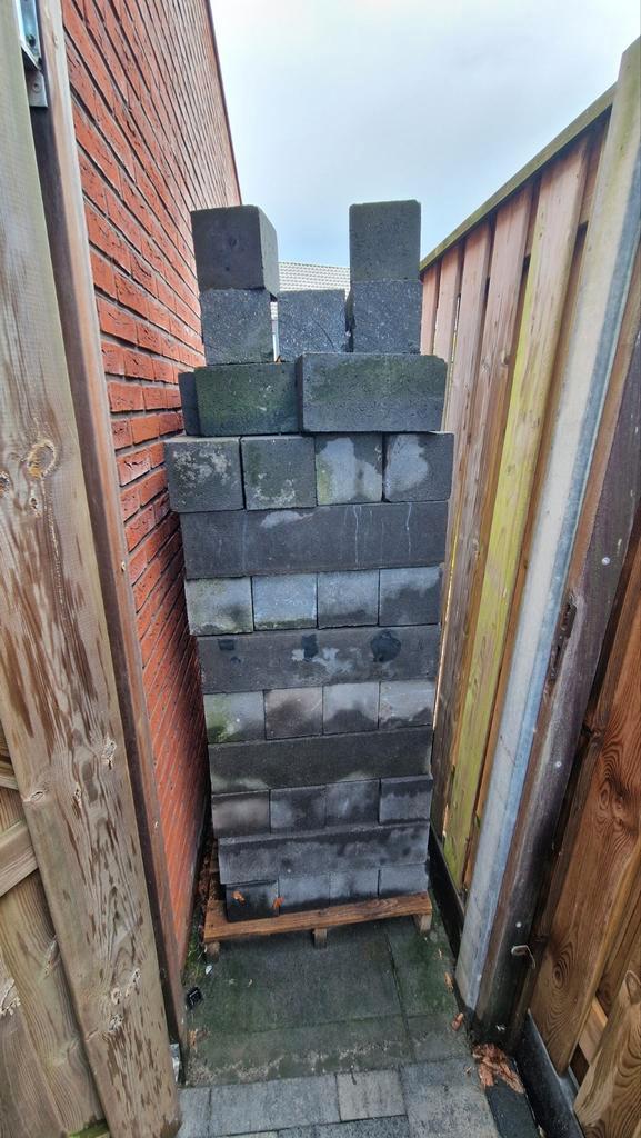 Stapelblokken - Goede Staat, Doe-het-zelf en Verbouw, Metselstenen, Gebruikt, Beton, Ophalen