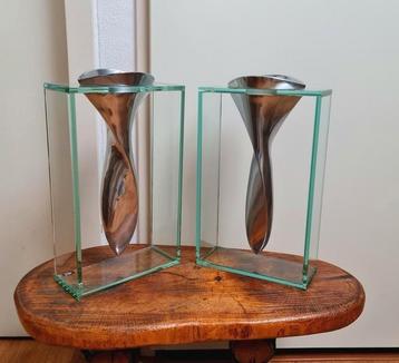 Peri Glass Elvis Tornado vazen van glas stijl Lisa Mori   beschikbaar voor biedingen
