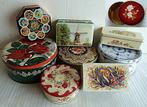 9 verschillende blikken trommeltjes, Verzamelen, Blikken, Ophalen of Verzenden, Gebruikt, Overige