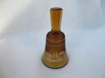 Boheemse kristallen amber kleurige bel., Antiek en Kunst, Antiek | Glas en Kristal, Ophalen of Verzenden