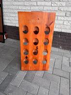 Decoratie flessen rek, Huis en Inrichting, Ophalen, Zo goed als nieuw, Hout, Minder dan 50 cm