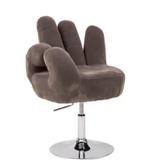 ZGAN: fauteuil "HAND" - grijs, van het merk Tuoni., Huis en Inrichting, Fauteuils, Ophalen, Minder dan 75 cm, Modern ('pure Italian design')