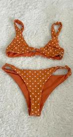 Oranje bikini met witte stippen, Kleding | Dames, Badmode en Zwemkleding, Ophalen of Verzenden, Gedragen, Oranje, Bikini