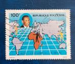 Togo 1989 pz president en landkaart, Verzenden, Overige landen, Gestempeld